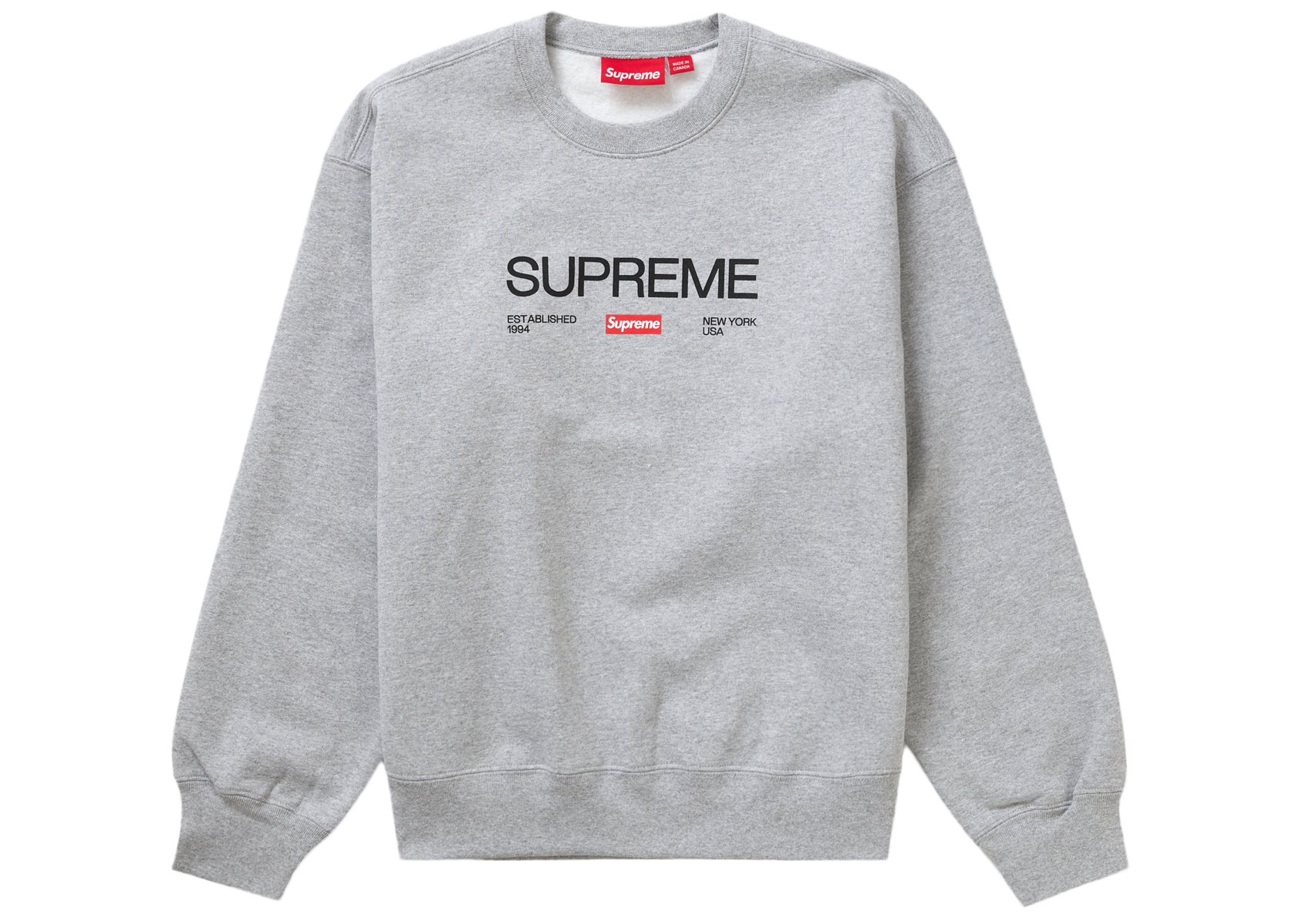 17,813円Supreme CollHoodedSweatshirtHeatherGrey