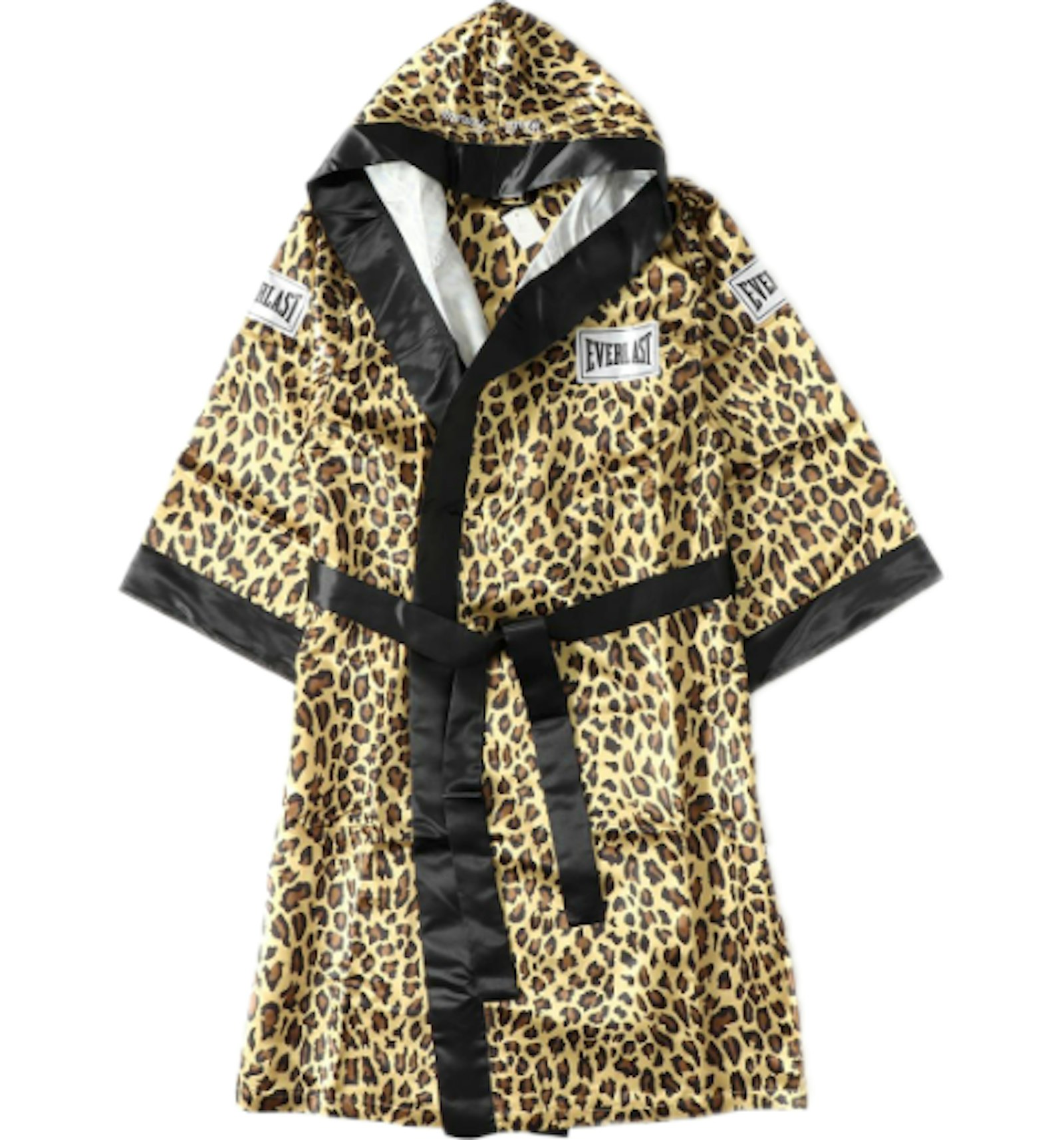 Supreme Everlast Satin Hooded Boxing Robe Leopard - FW17 - US