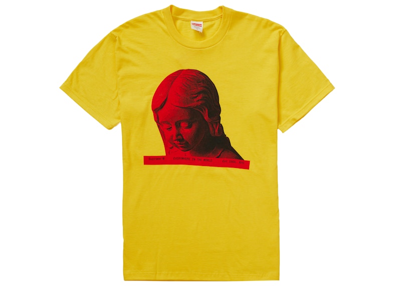 Supreme Everywhere Tee Yellow Men's - FW20 - US