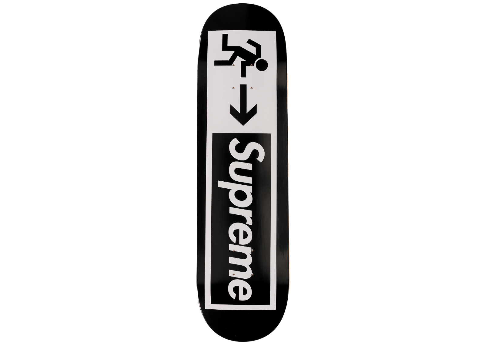 Supreme Exit Skateboard Deck Black