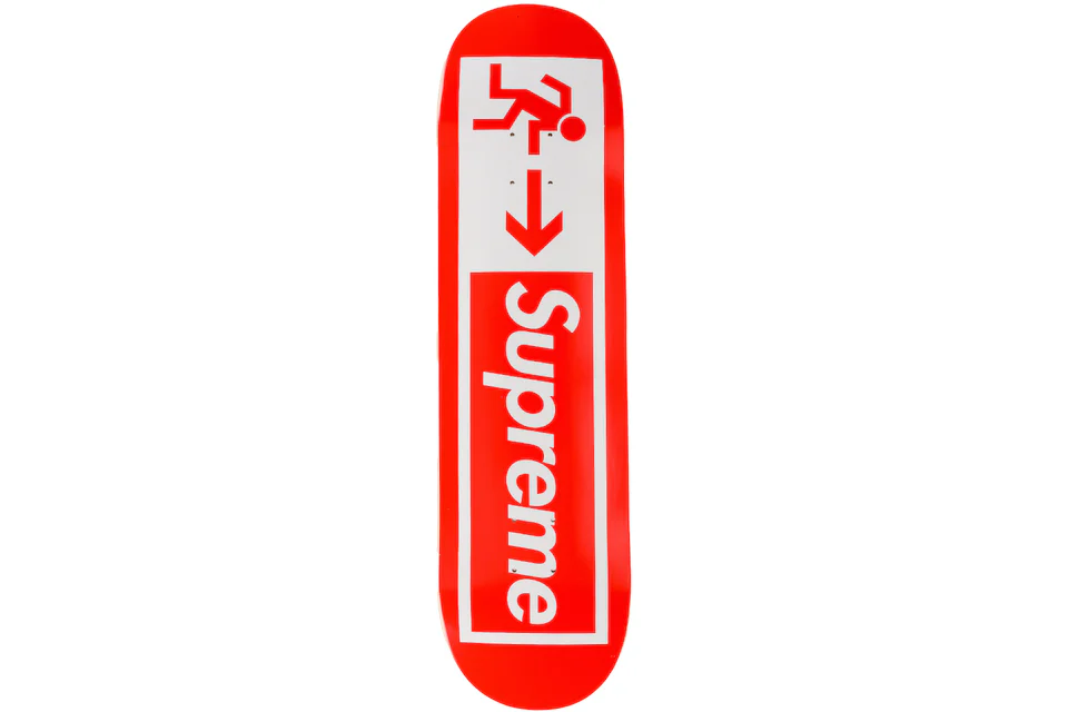 シュプリーム エグジット スケートボードデッキ レッド