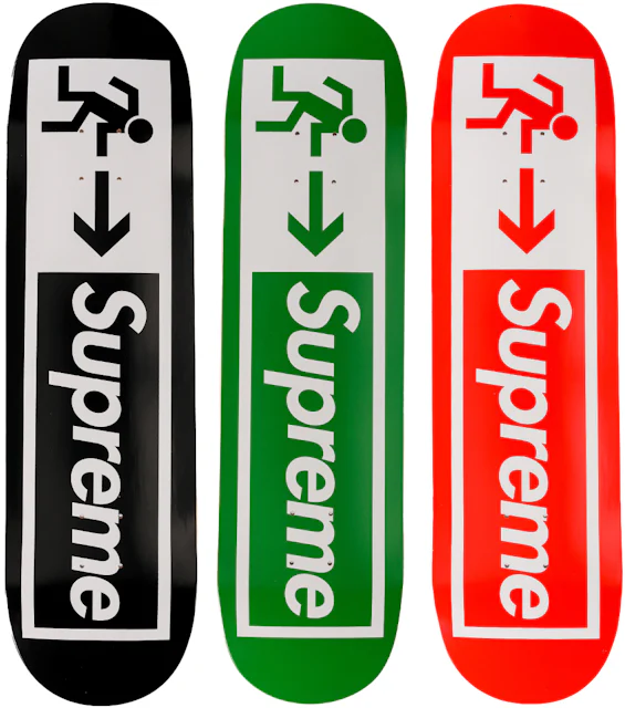 Supreme Exit Skateboard Deck Set - SS21 - ES