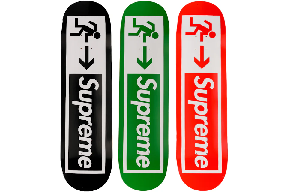 Supreme Exit Skateboard Deck Set