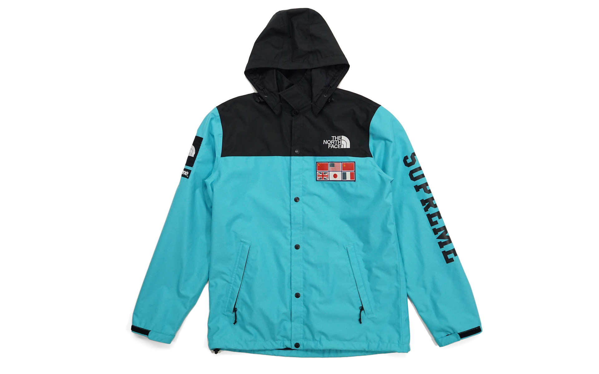 Supreme The North Face Expedition Coaches Jacket Teal Men's - SS14
