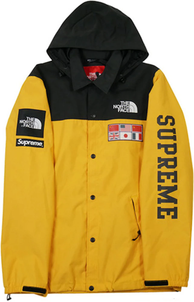 Wool jacket Supreme x The North Face Yellow size M International