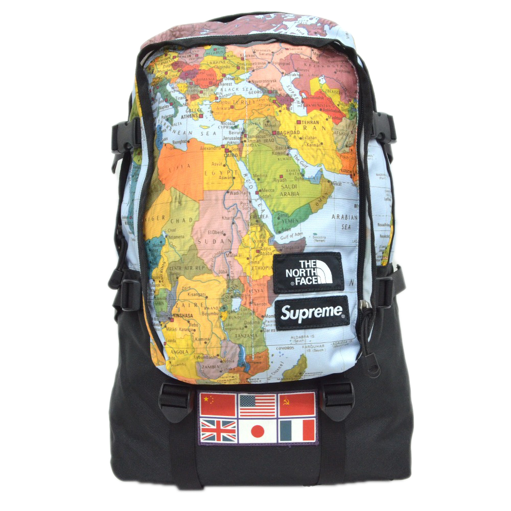 Supreme world map backpack online