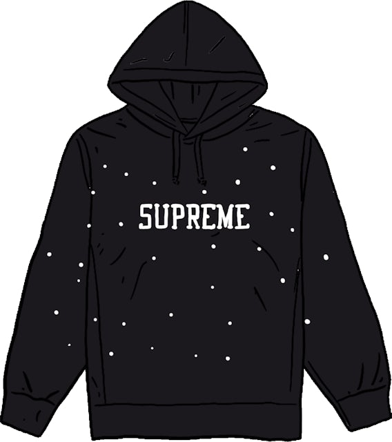 black supreme hoodie louis vuittons