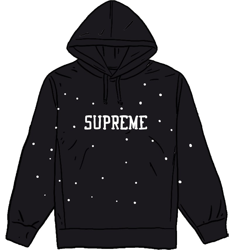 Supreme Eyelet Hooded Sweatshirt Black Men's SS20 US