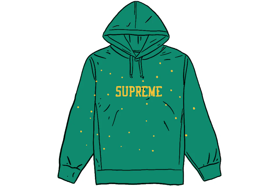 Supreme eyelet online hooded sweatshirt