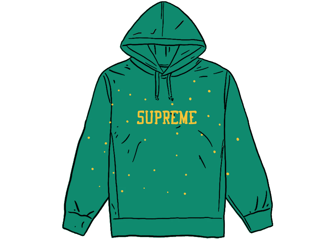 Supreme eyelet shop hoodie