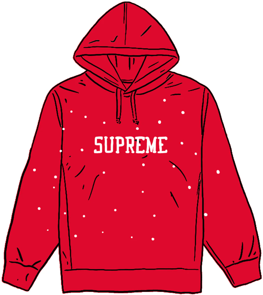 Sweatshirt Supreme Red size M International in Cotton - 29557106