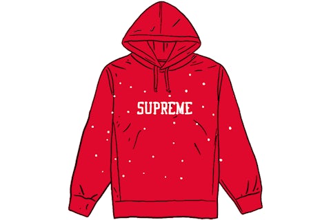 Supreme eyelet hoodie sale