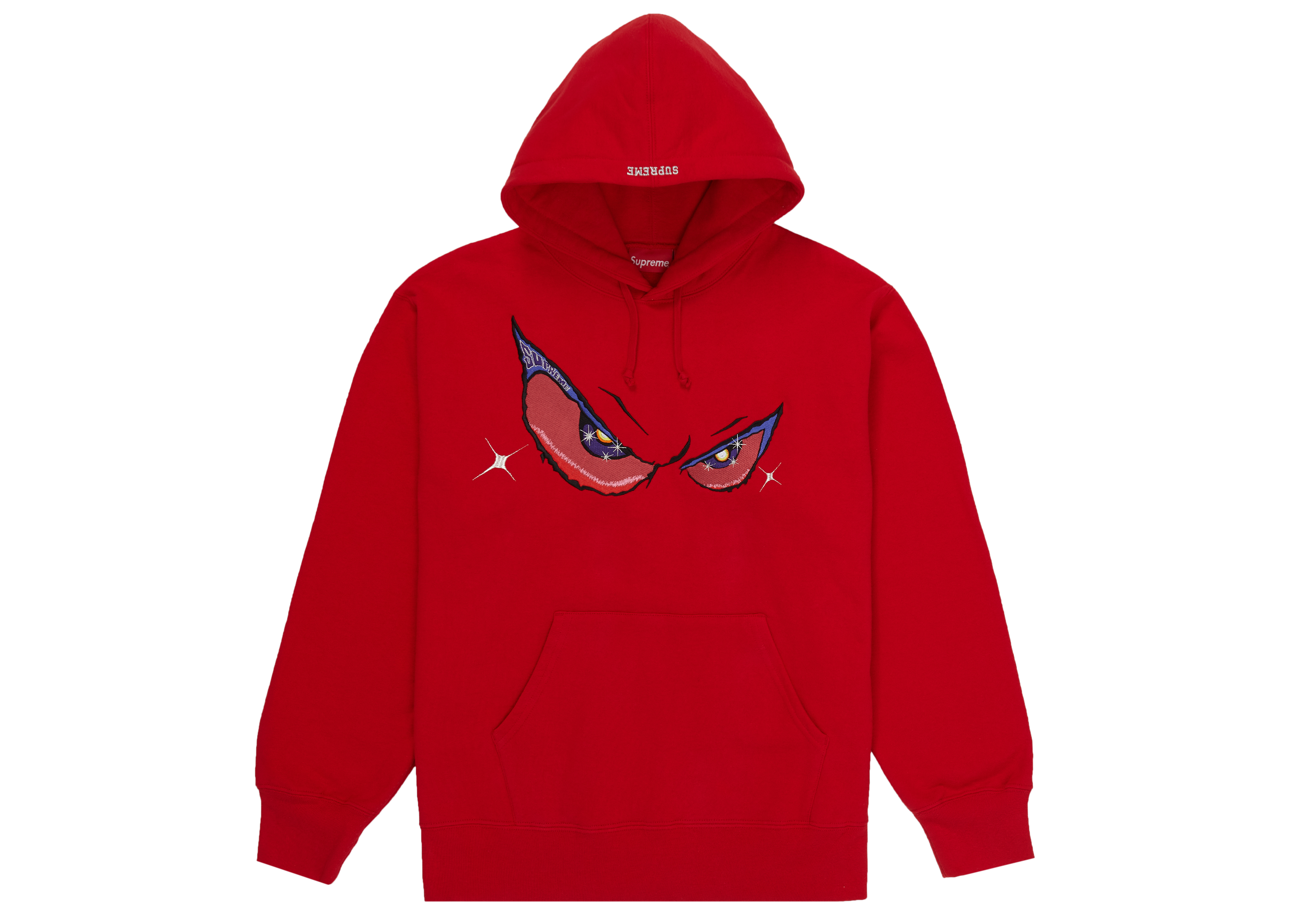 Supreme Eyes Hooded Sweatshirt Red メンズ - FW21 - JP