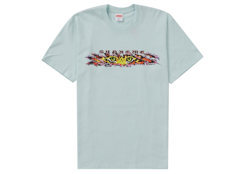 Supreme Eyes Tee Ash Grey Men's - SS22 - US