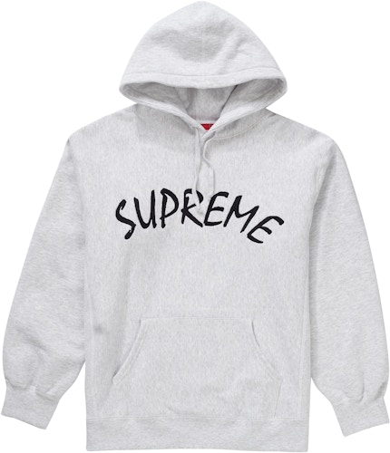 Supreme FTP Arc Hooded Sweatshirt Ash Grey - SS21