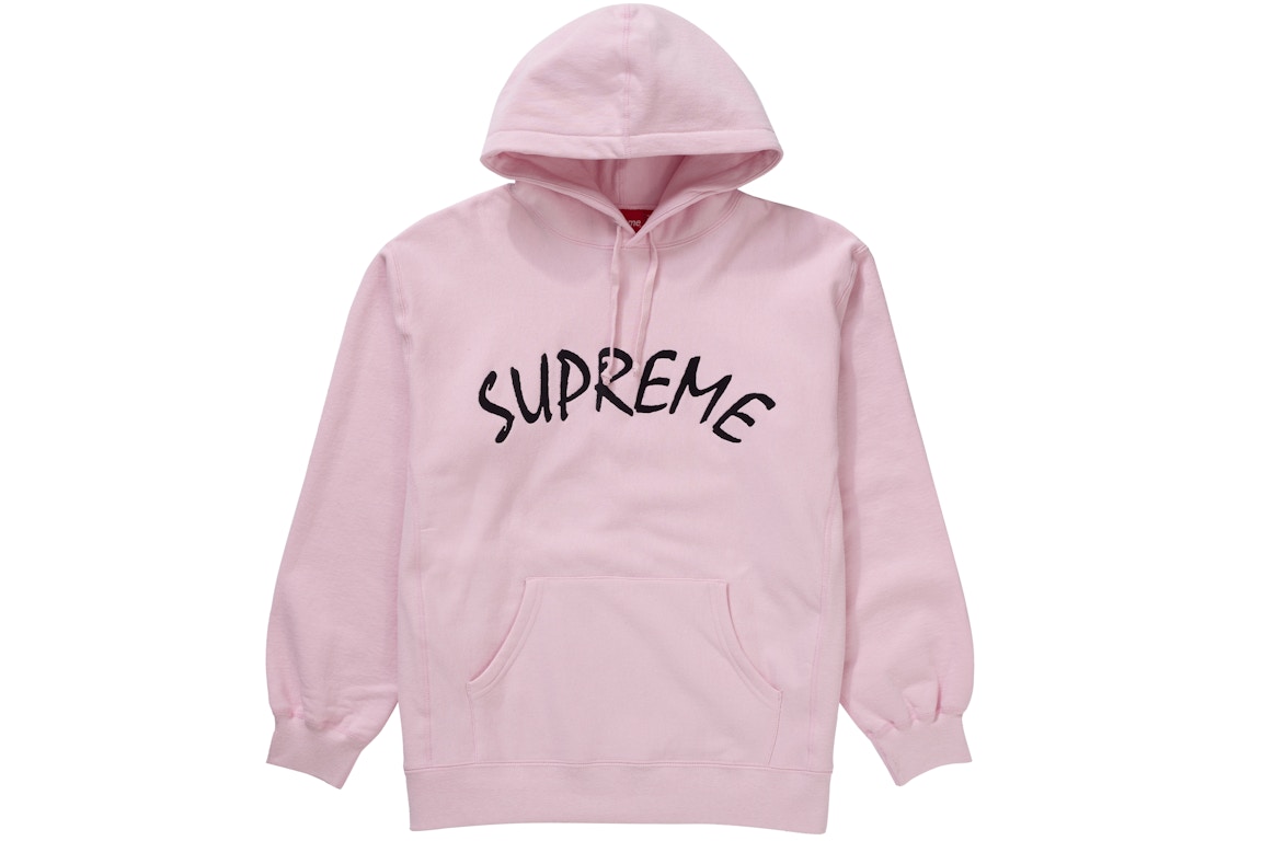 Click to view more detailed imagery on our partner's website Pre-owned Supreme Ftp Arc Hooded Sweatshirt Light Pink