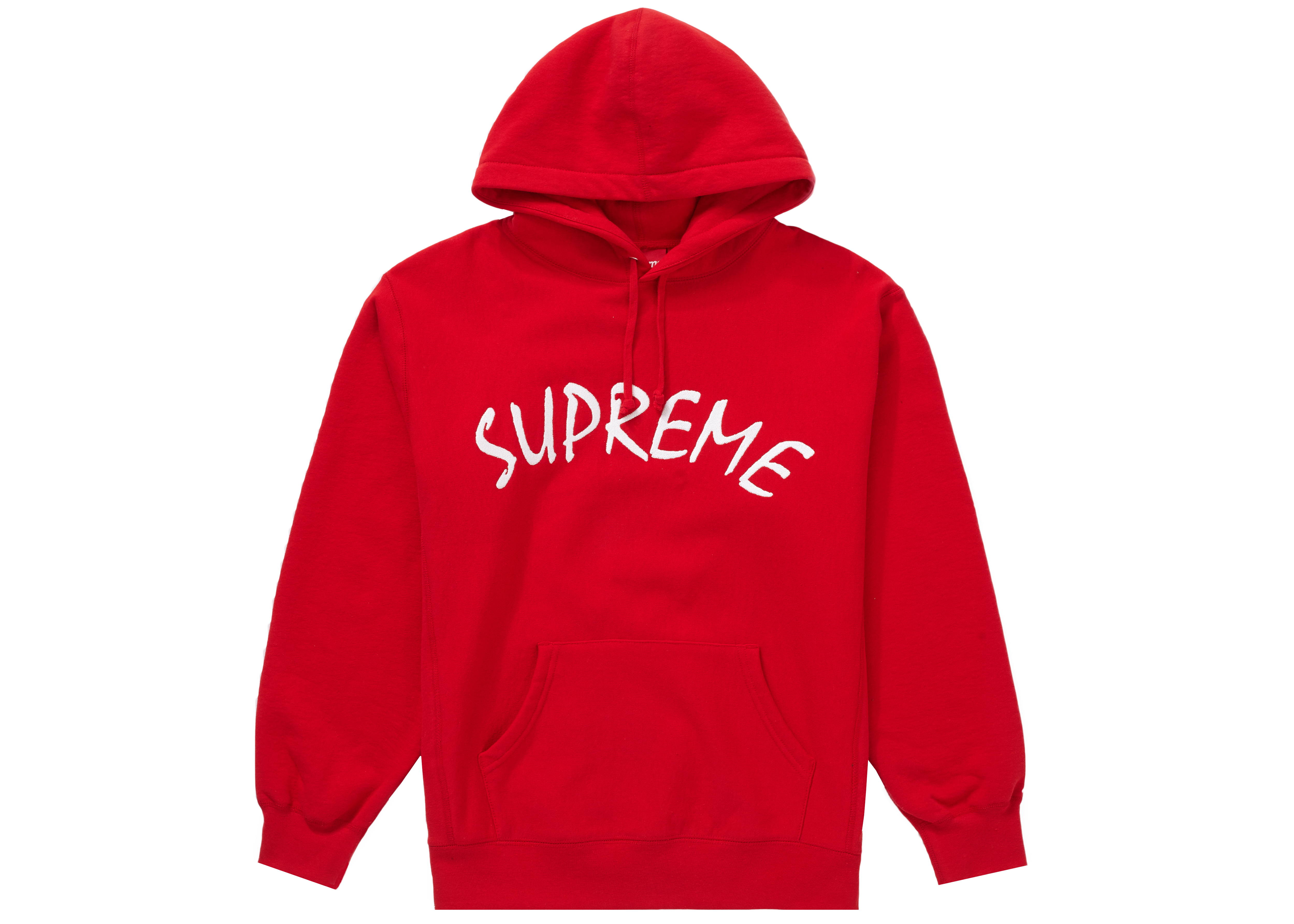 Supreme FTP Arc Hooded Sweatshirt Red - SS21 - US