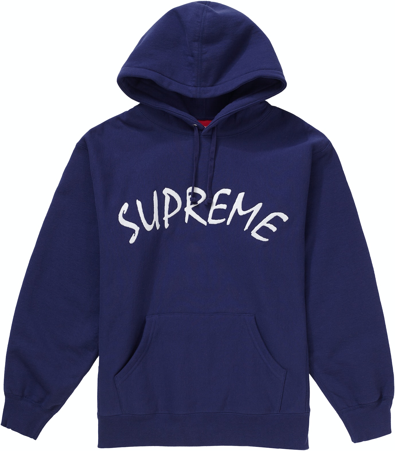 Supreme FTP Arc Hooded Sweatshirt Washed Navy - SS21