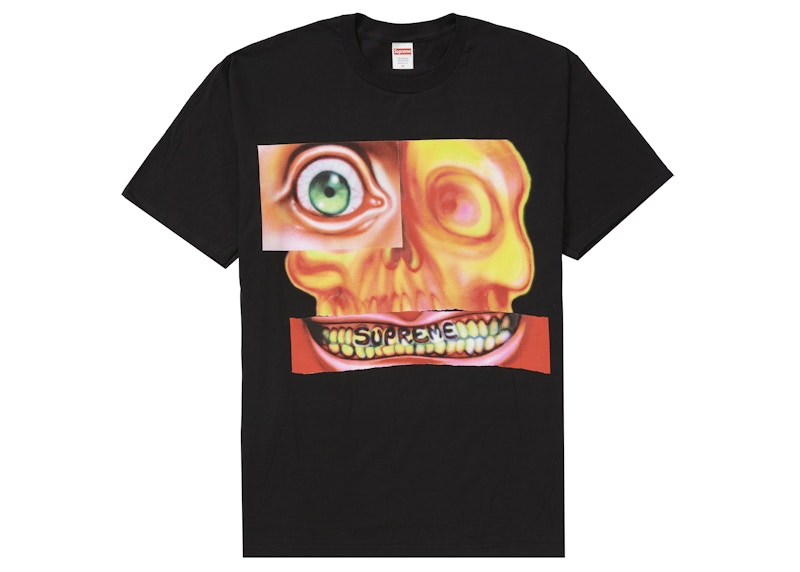 Supreme smoke 2025 tee black