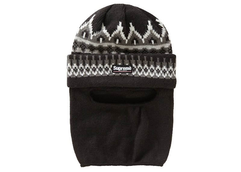 Supreme Facemask Beanie Black - FW19 - US