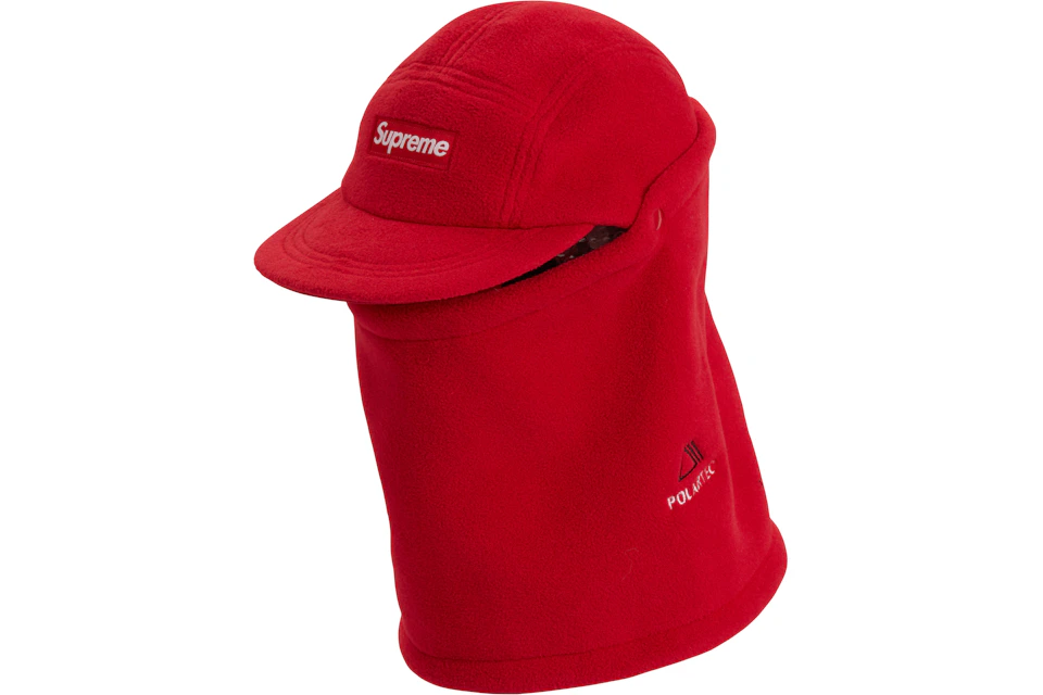 Supreme Facemask Polartec Camp Cap Red