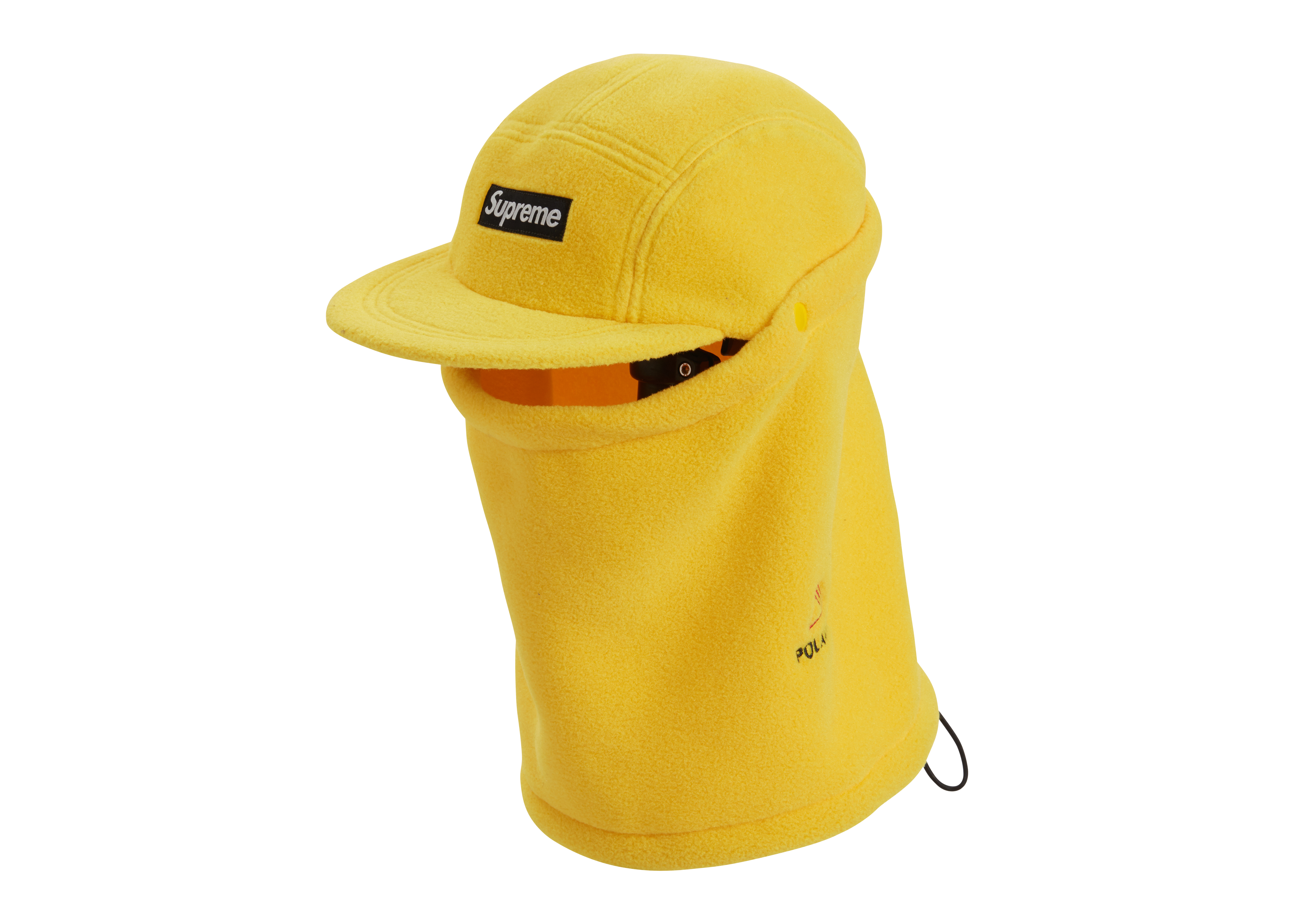 Supreme Facemask Polartec Camp Cap Yellow - FW19 - US