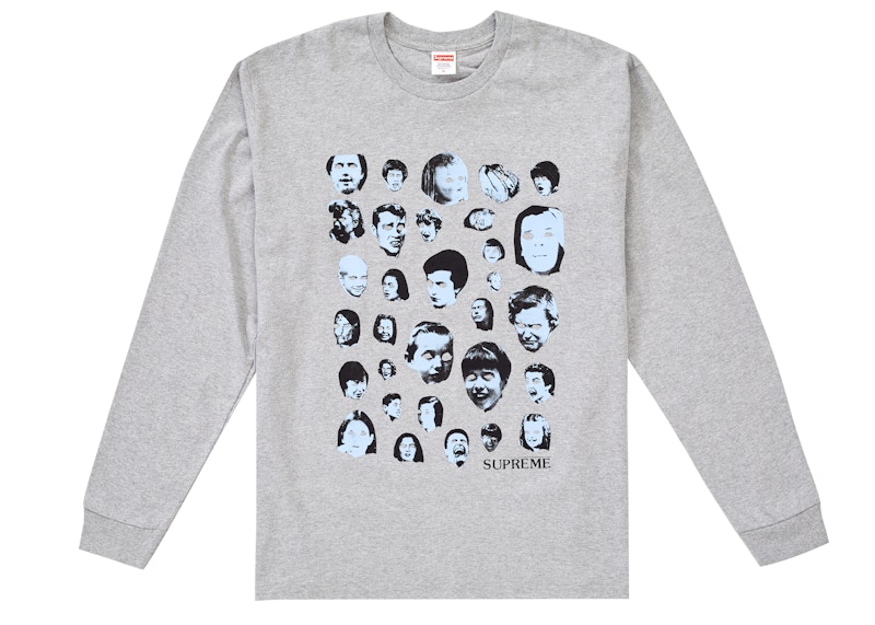 Supreme Faces L/S Tee White Men's - FW19 - US