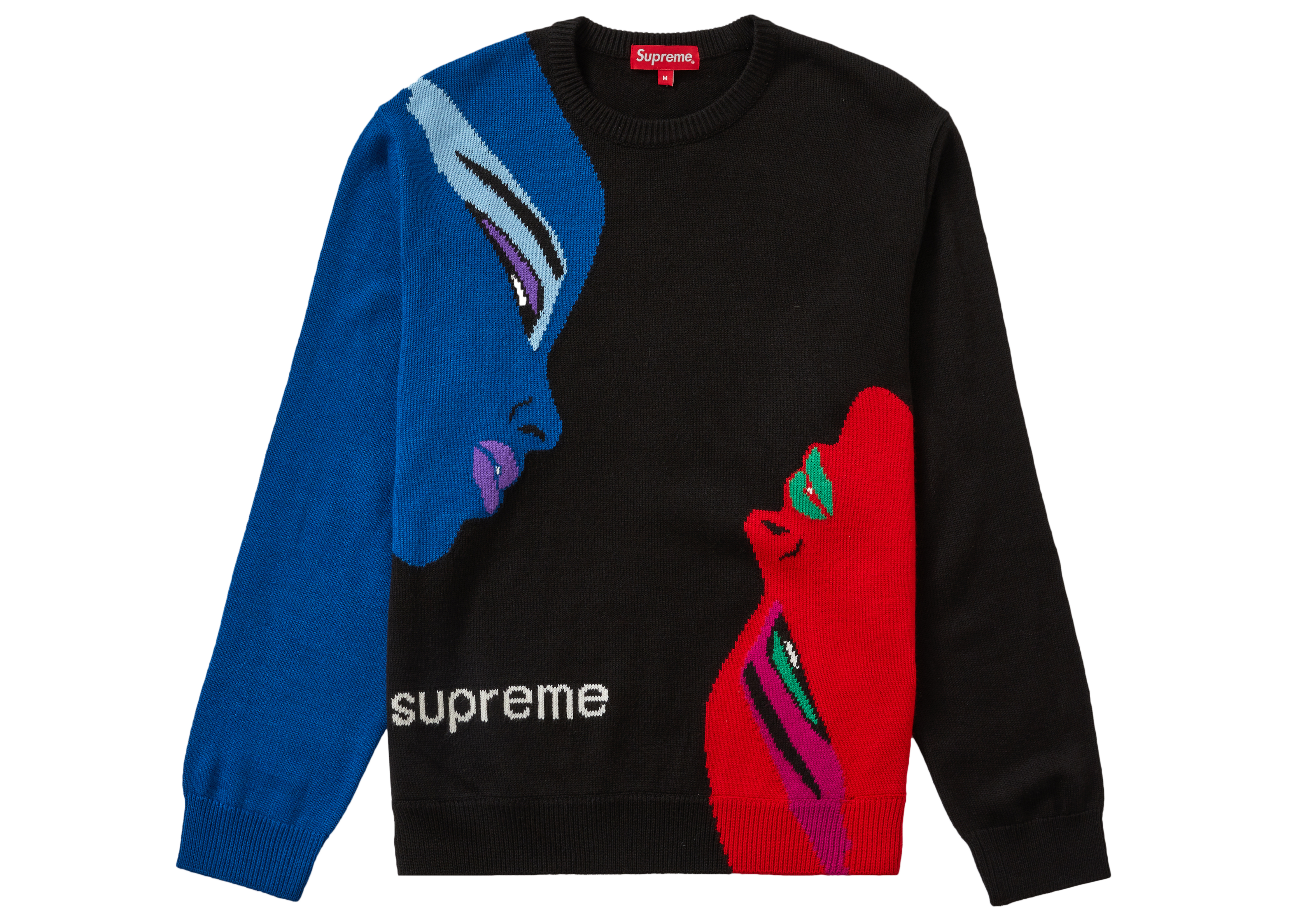 Supreme Faces Sweater Black