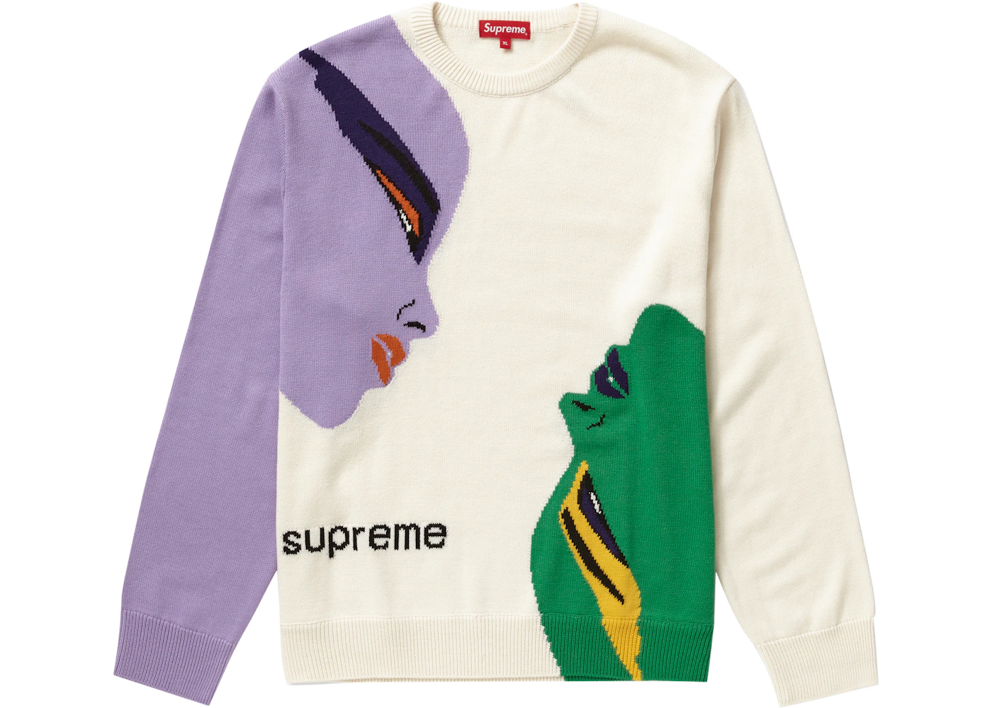 supreme cream sweatshirt