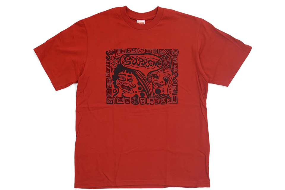Supreme Faces Tee Red