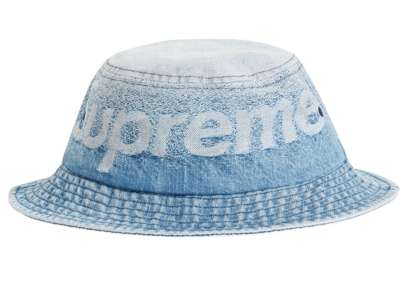 Supreme Fade Jacquard Denim Crusher Blue