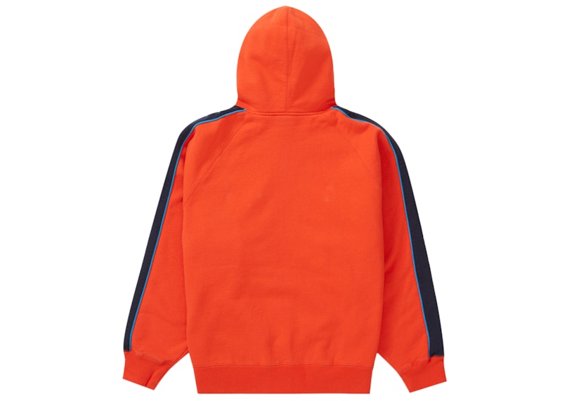 Supreme Falcon Raglan Zip Up Hooded Sweatshirt Slate