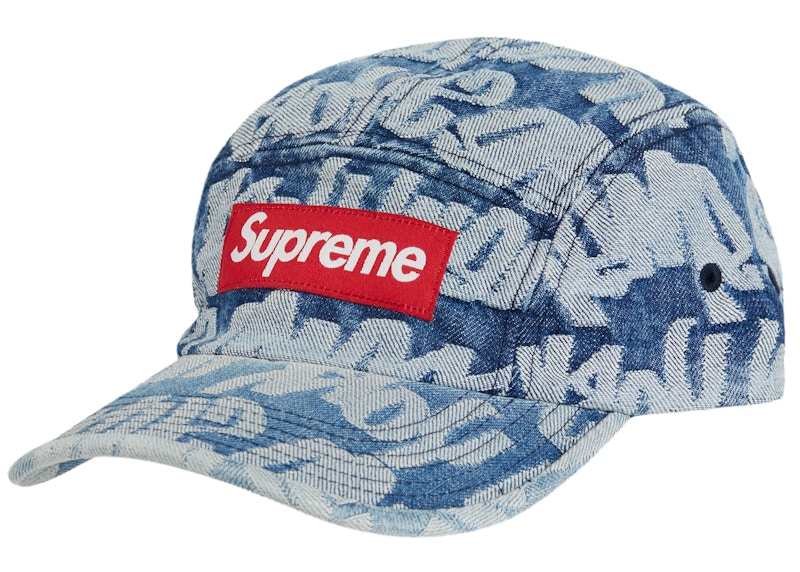 Supreme Fat Tip Jacquard Denim Camp Capフリー状態