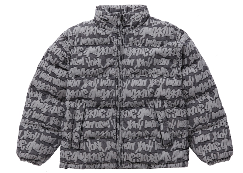 supreme fat tip jacquard denim puffer M | nate-hospital.com