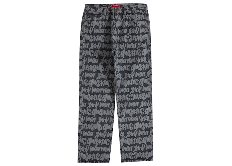 シーズンSS22新品Supreme Fat Tip Jacquard Regular Jean