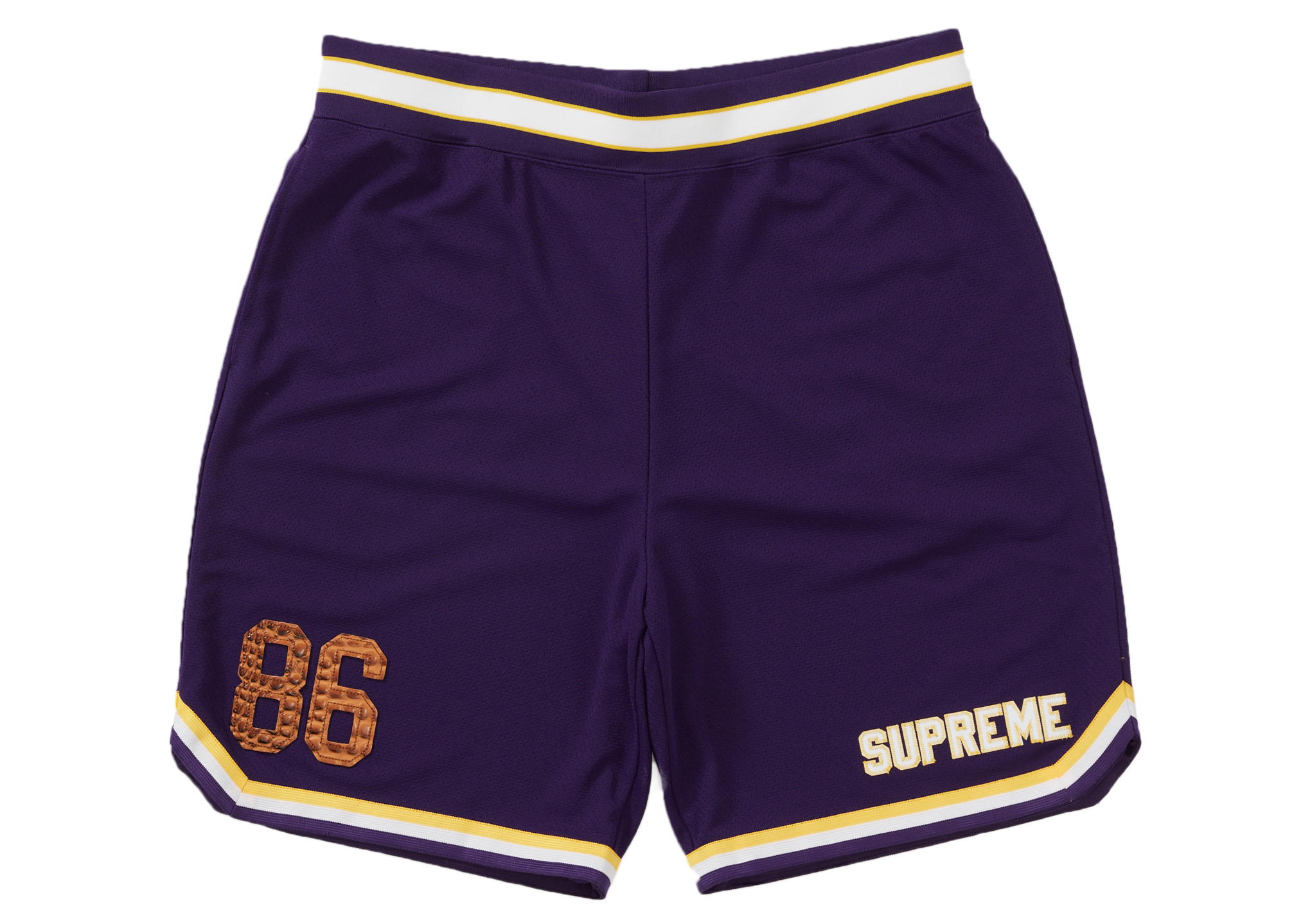 Supreme Faux Croc Basketball Short Purple