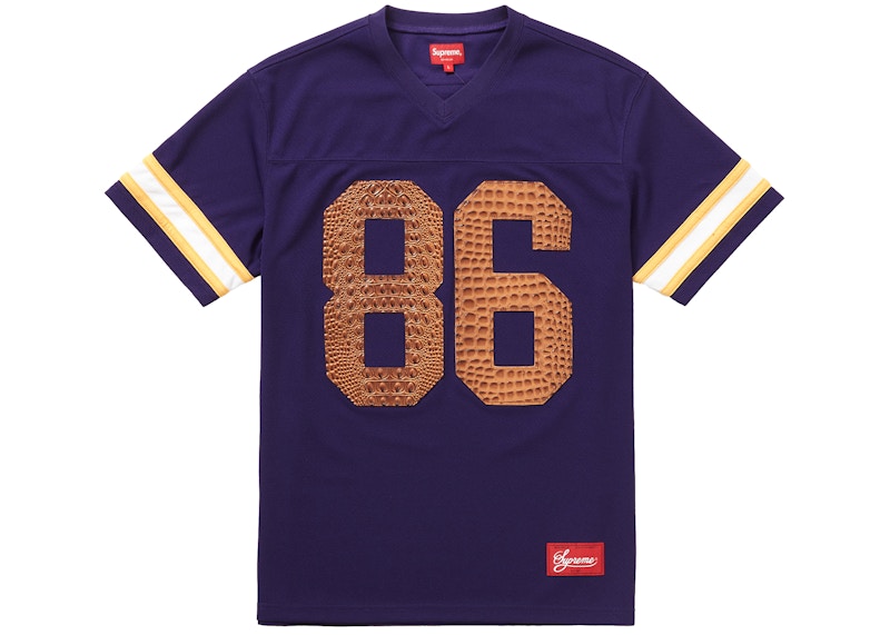 Supreme Faux Croc Football Jersey Purple メンズ - SS22 - JP