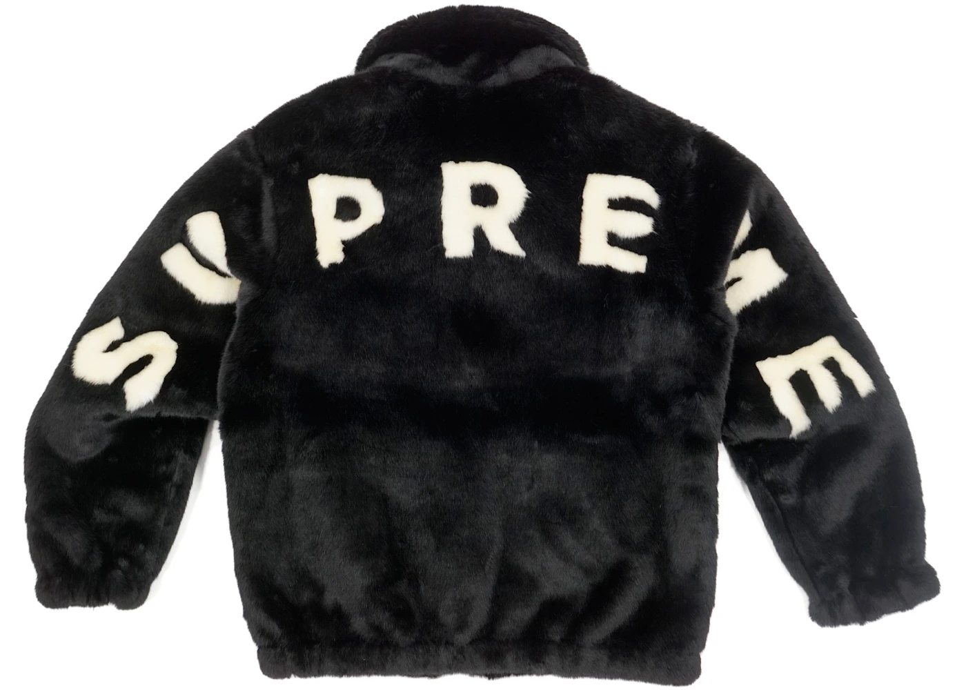Supreme Faux Fur Bomber Jacket Black Men's SS17 US