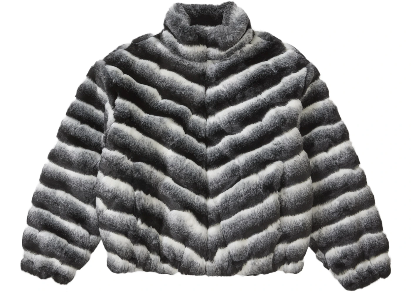 Supreme Faux Fur Jacket Black Men's SS24 US