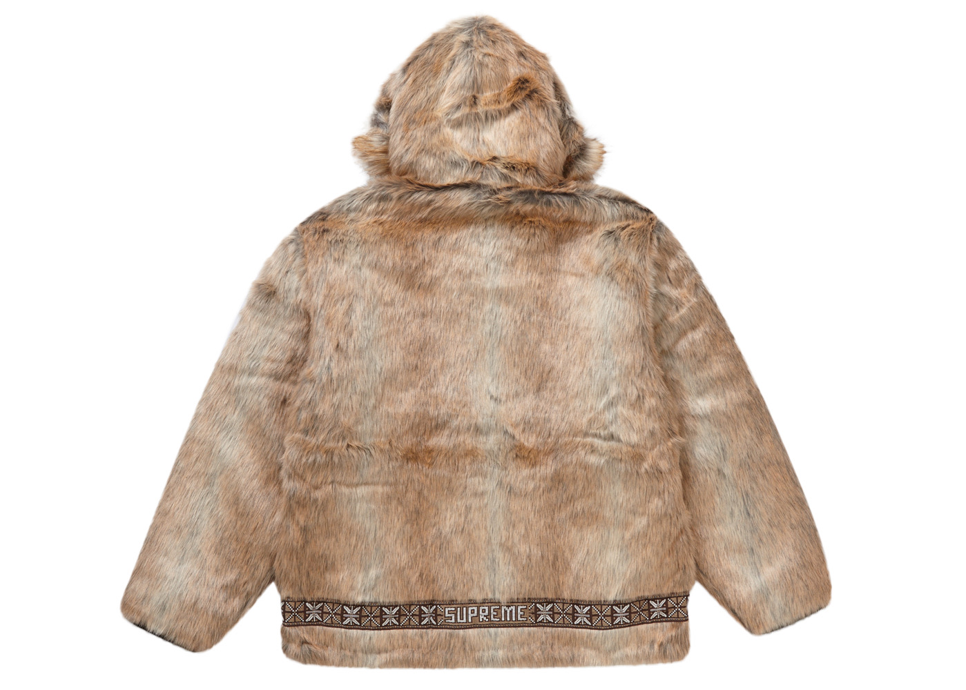 SupSupreme Faux Fur Hooded Coat \