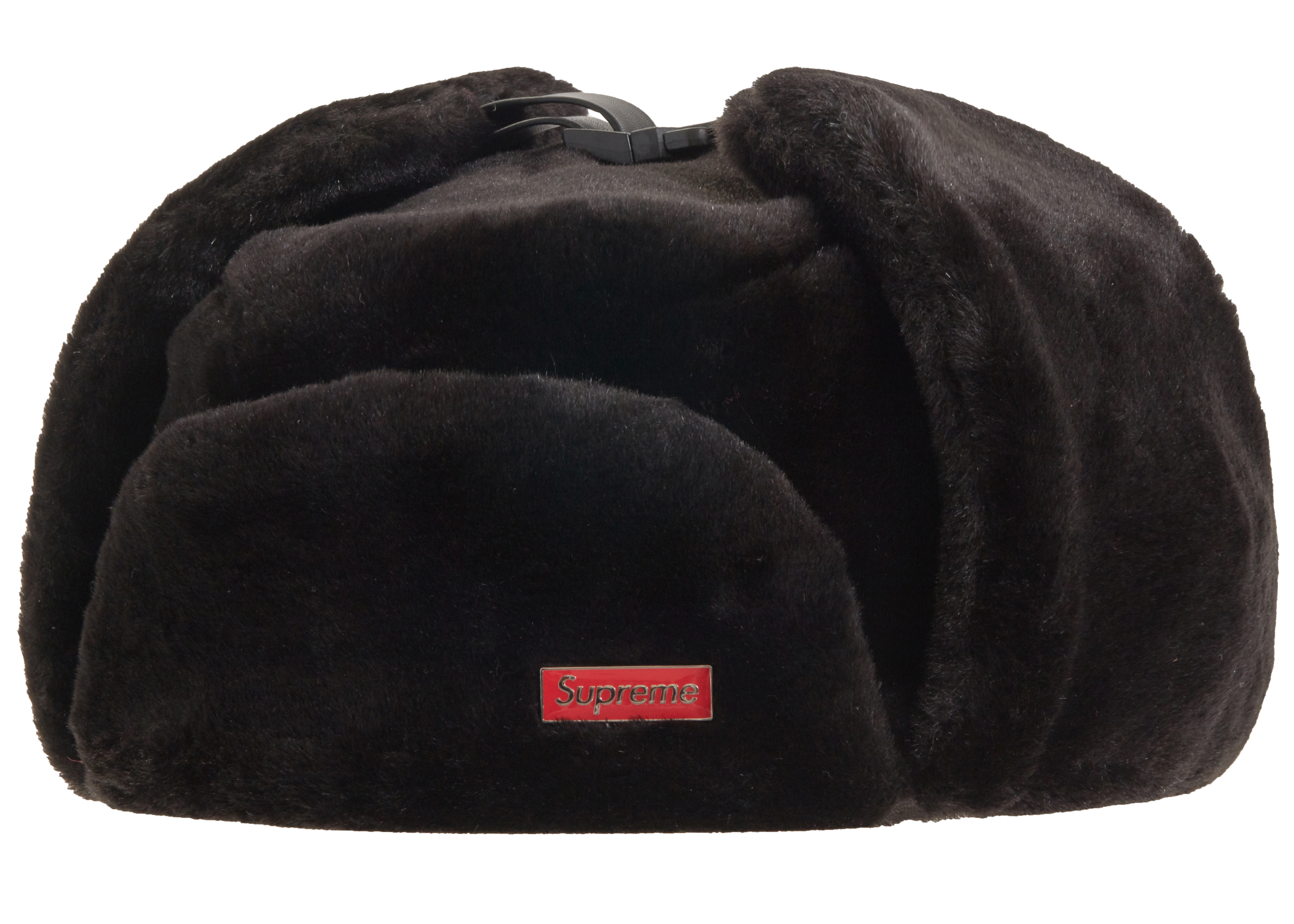 Supreme Faux Fur Ushanka Hat Black - FW19 - GB