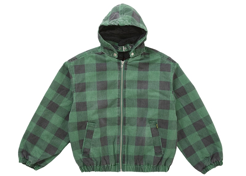 Pre-owned Supreme Men's Faux Sherling Lined Bomber Jacket (fw25) In Plaid In Multi