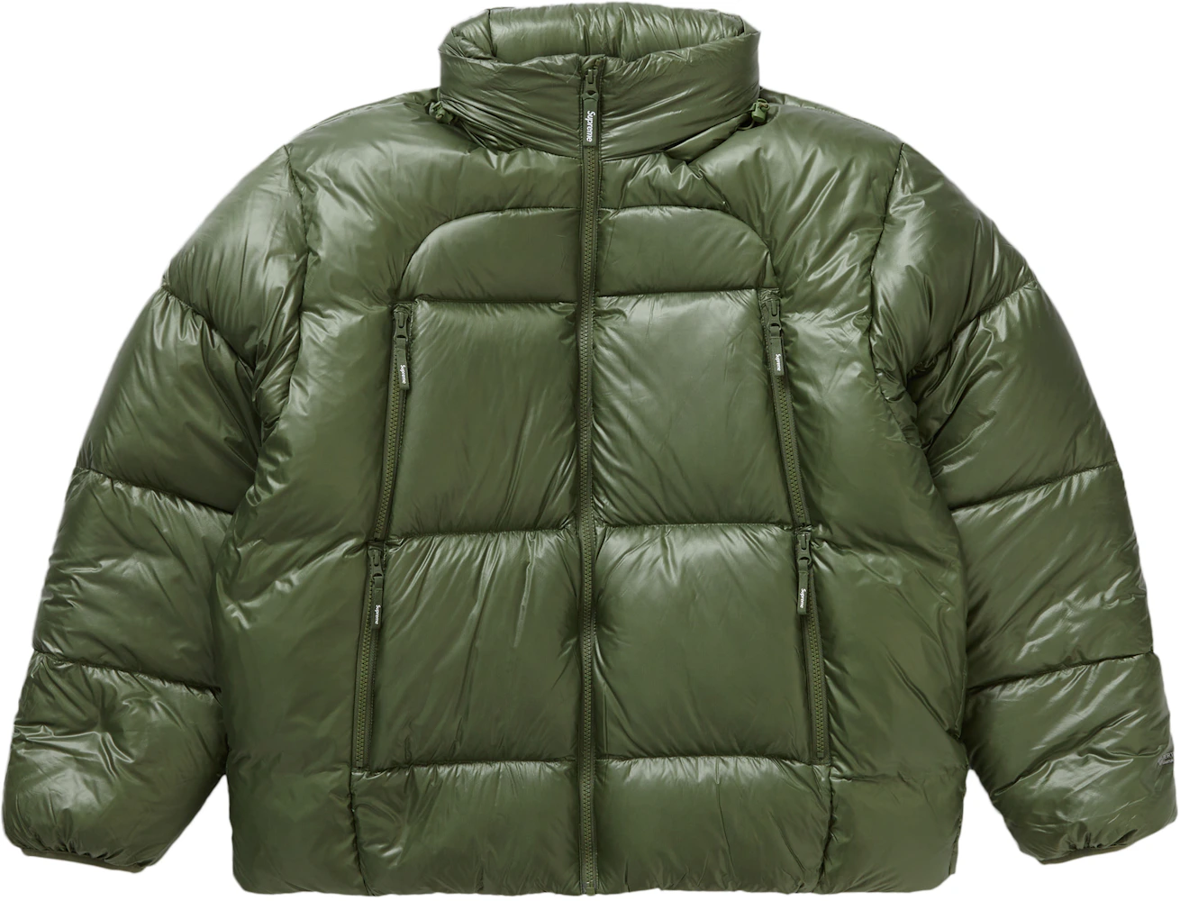 Supreme Featherweight Down Puffer Jacket Olive Men's - FW23 - US