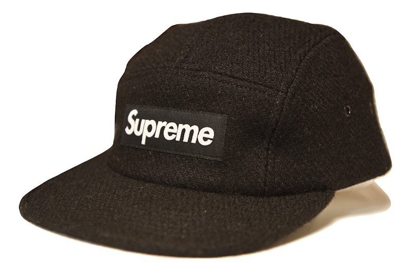 Supreme Featherweight Wool Camp Cap (FW17) Black