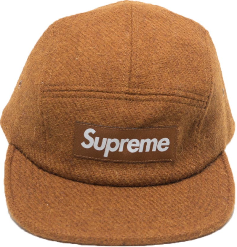 Supreme Featherweight Wool Camp Cap Brown