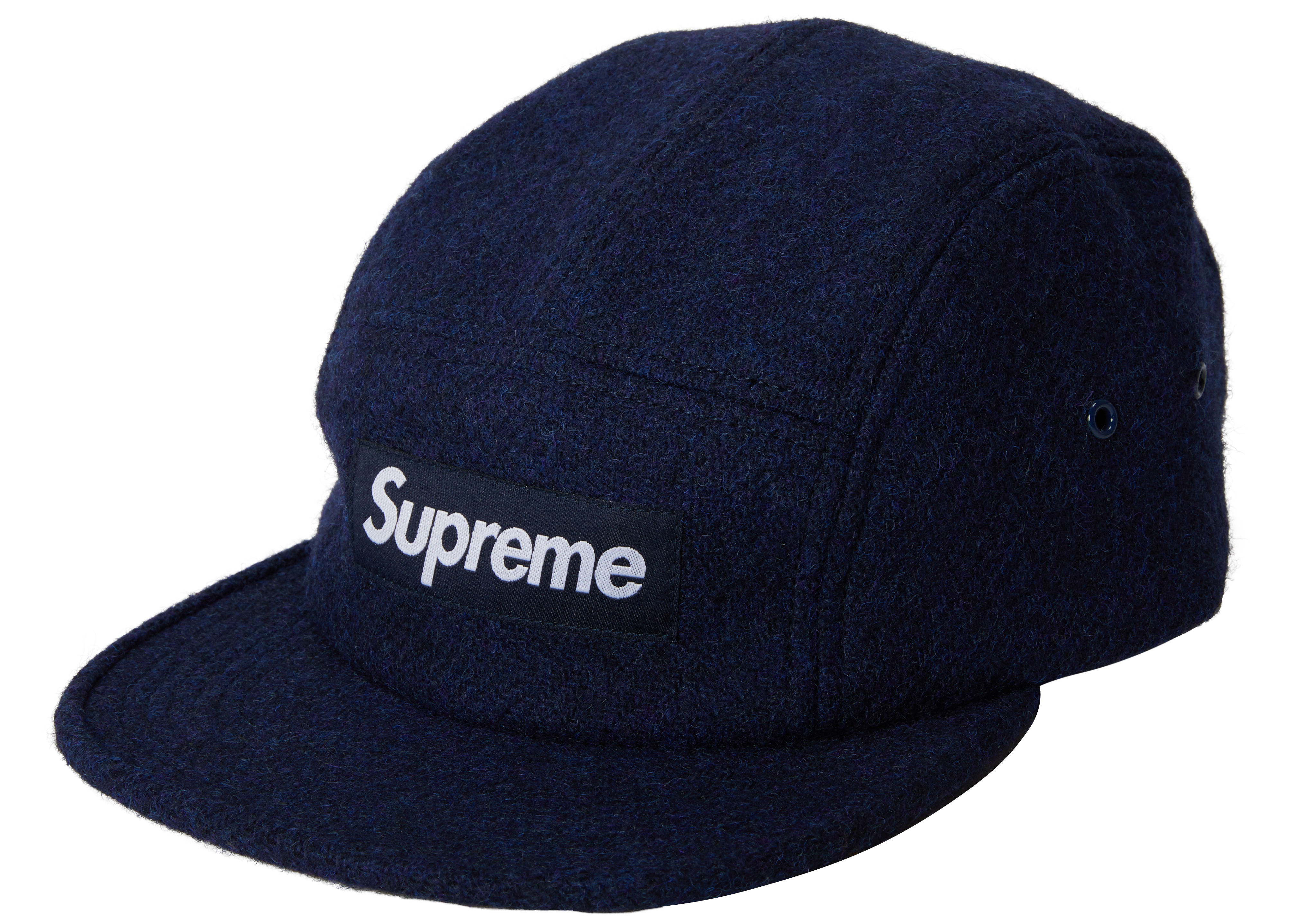 Supreme Featherweight Wool Camp Cap (FW17) Navy