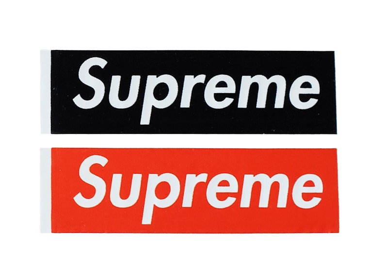 Supreme Felt Box Logo Sticker Set - US