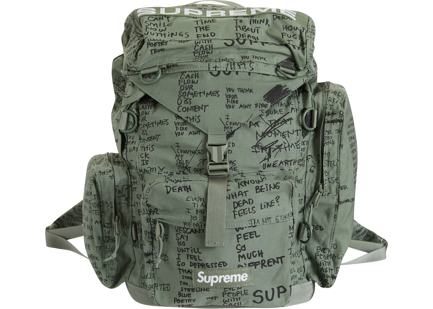 Supreme Field Backpack Olive Gonz SS23 US - Main Image