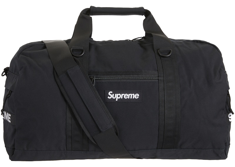 21SS Supreme Duffle Bag Black シュプリーム バッグ - ボストンバッグ