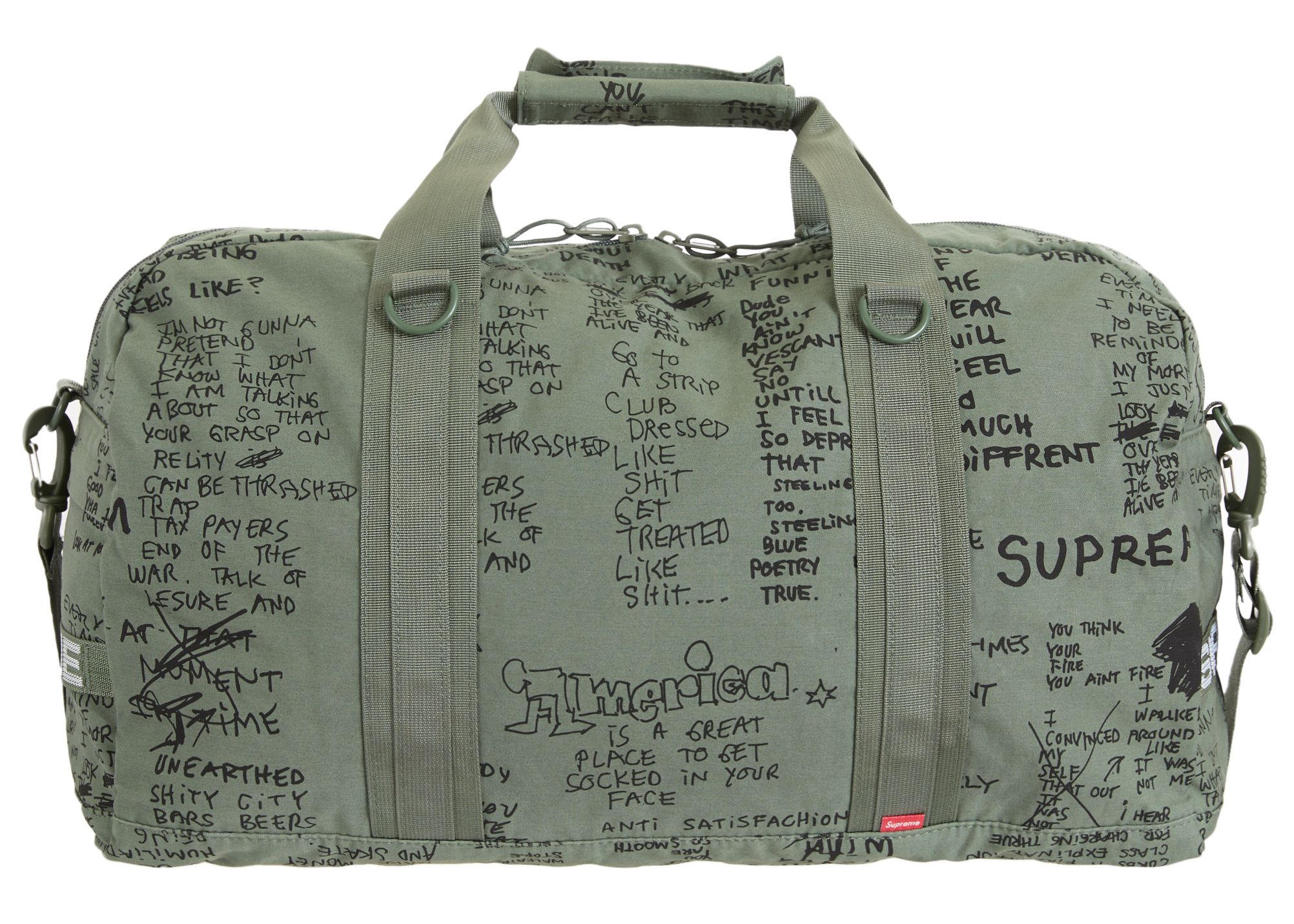 Supreme Field Duffle Bag Olive Gonz - SS23 - US